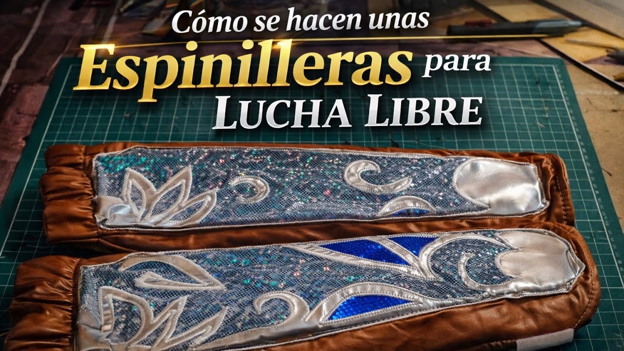 Cómo se hacen las espinilleras de un luchador! / How to make kick pads for Wrestling 