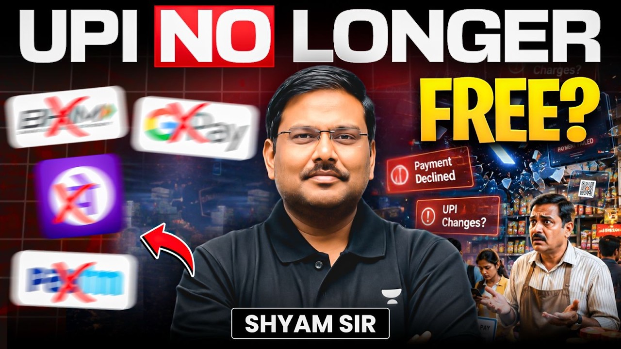 UPI Won't Be FREE Anymore! Govt's Big MDR Proposal Explained | UPSC Current Affairs