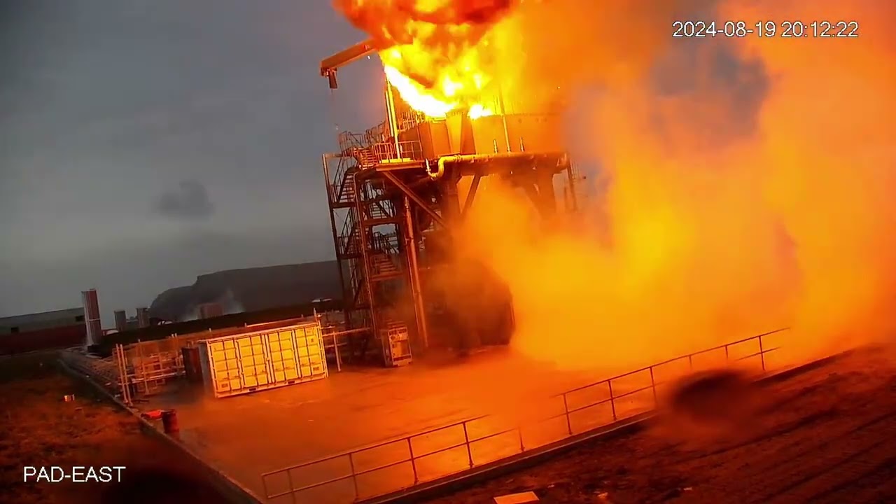 RUD - RFA Rocket Anomaly During Static Fire Test