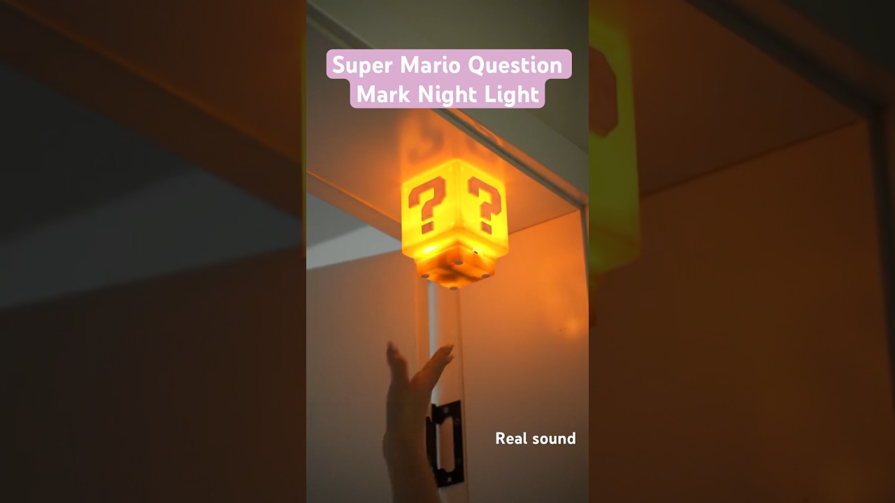 Super Mario Question Mark Night Light#lamp #supermario#night #home #led #life #convenient #lighting