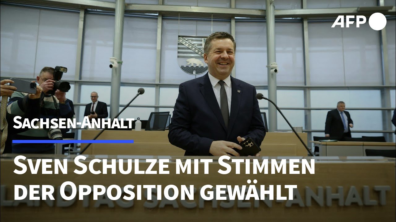 Sachsen-Anhalt: Sven Schulze ist neuer Ministerpr&auml;sident | AFP