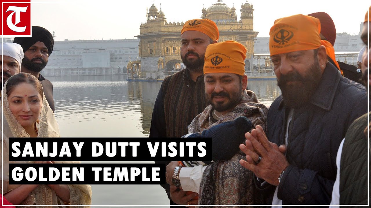 Actor Sanjay Dutt pays obeisance at Golden Temple in Amritsar