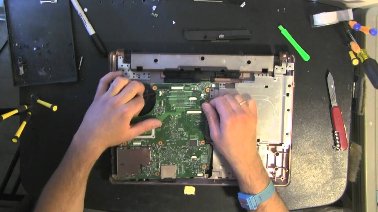 COMPAQ HP 6720S take apart video, disassemble, how to open disassembly