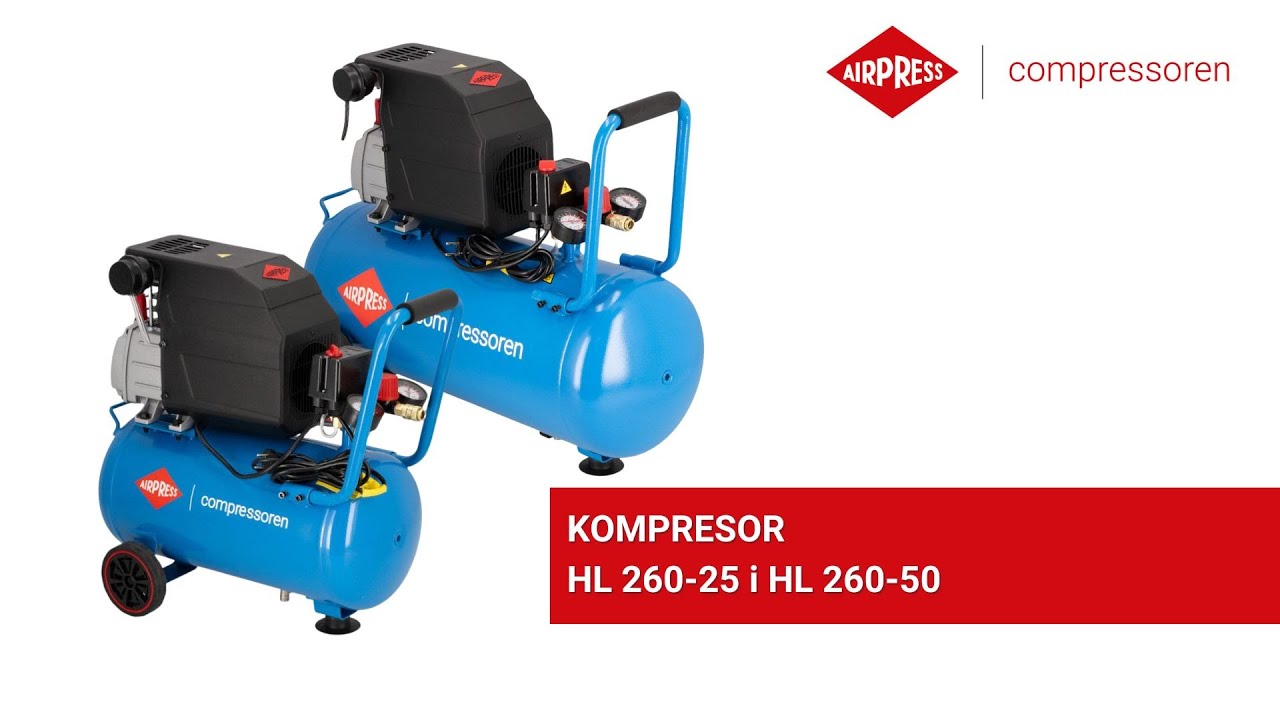 Kompresor HL 260-25 i HL 260-50 od Airpress