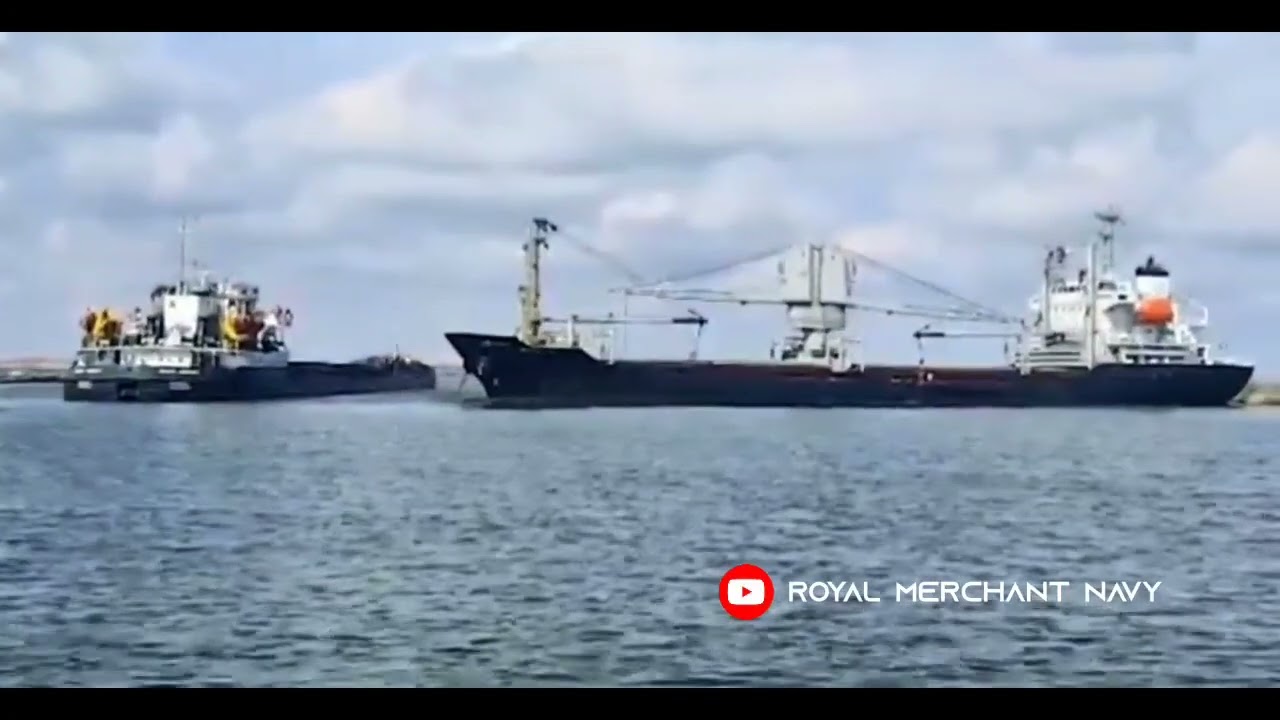 Cargo ships collided in Sulina Canal, Danube