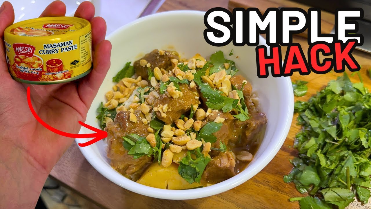 Lamb Massaman Curry  ||  Tinned Curry Paste HACKS for INSANE FLAVOUR