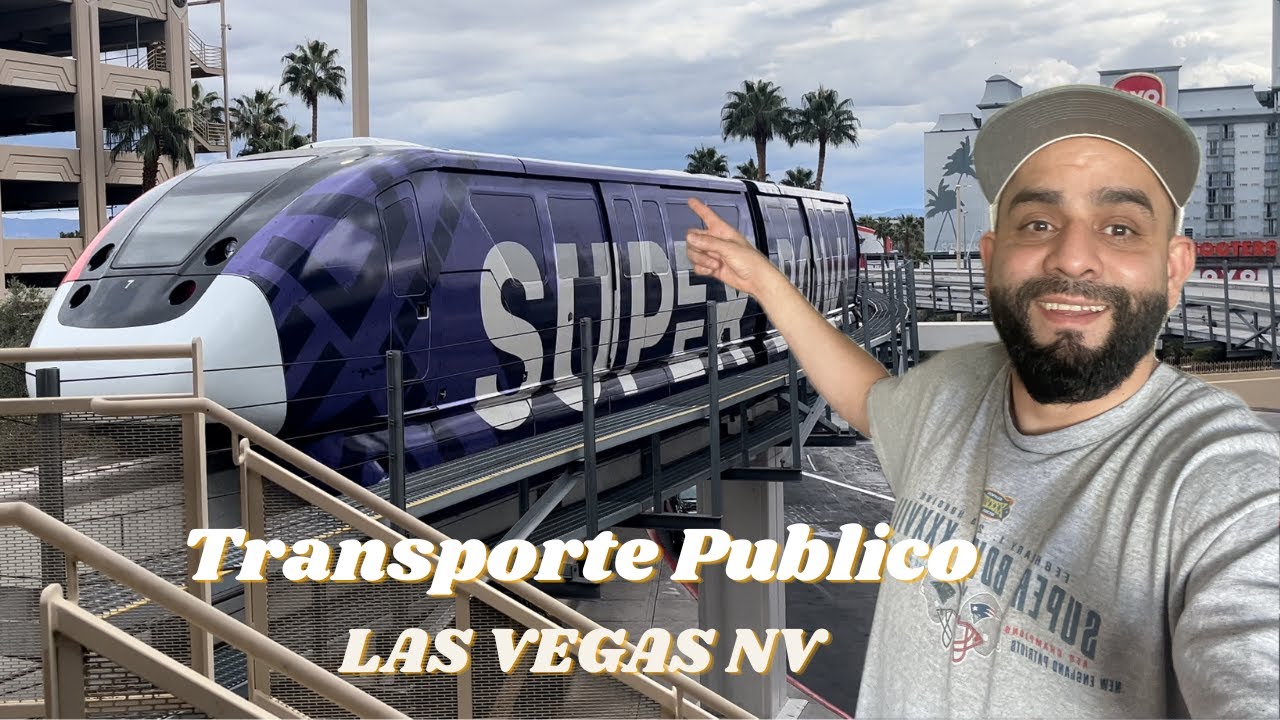 LAS VEGAS MONORAIL. Recorrido COMPLETO .transporte publico