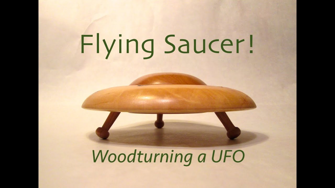 Wooturning Flying Saucer UFO