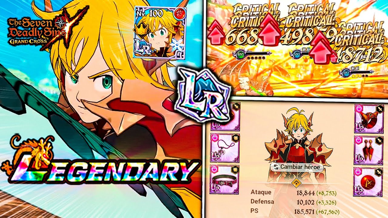 EL PERSONAJE MÁS ROTO DE LA HISTORIA!! LR LOSTVAYNE FULL UR MAX! 🙂 | Seven Deadly Sins: Grand Cross