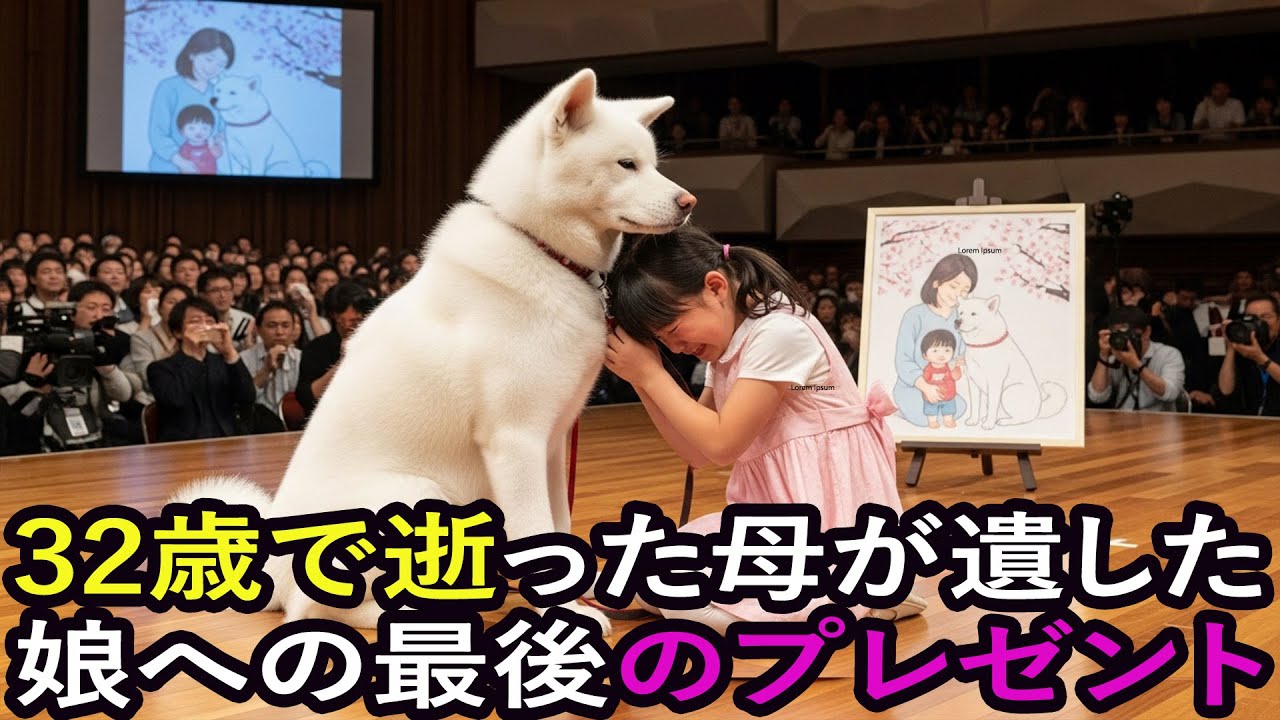 余命宣告された若い母親が秋田犬を娘に残した―1年後に起きた出来事に日本中が震えた