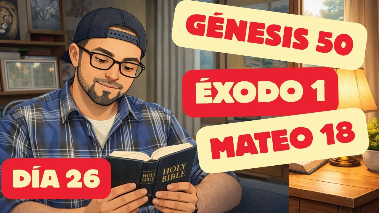 Día 26 - Génesis 50, Éxodo 1 y Mateo 18 - BIBLIA EN UN AÑO NBLA
