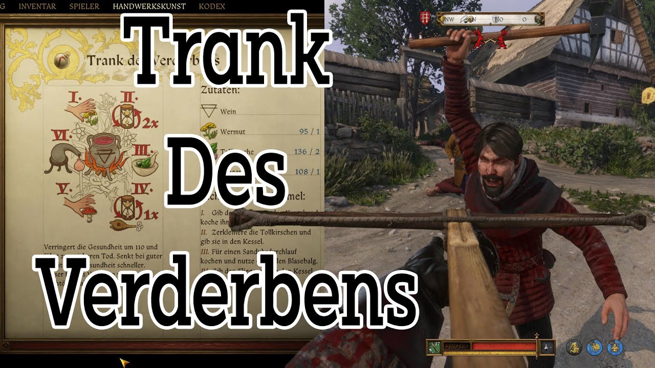 Besiege jeden Gegner mit einem Schlag durch den Trank des Verderbens | Kingdom Come: Deliverance 2