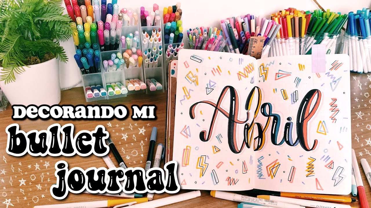 BULLET JOURNAL ABRIL ✨ organización y planeación