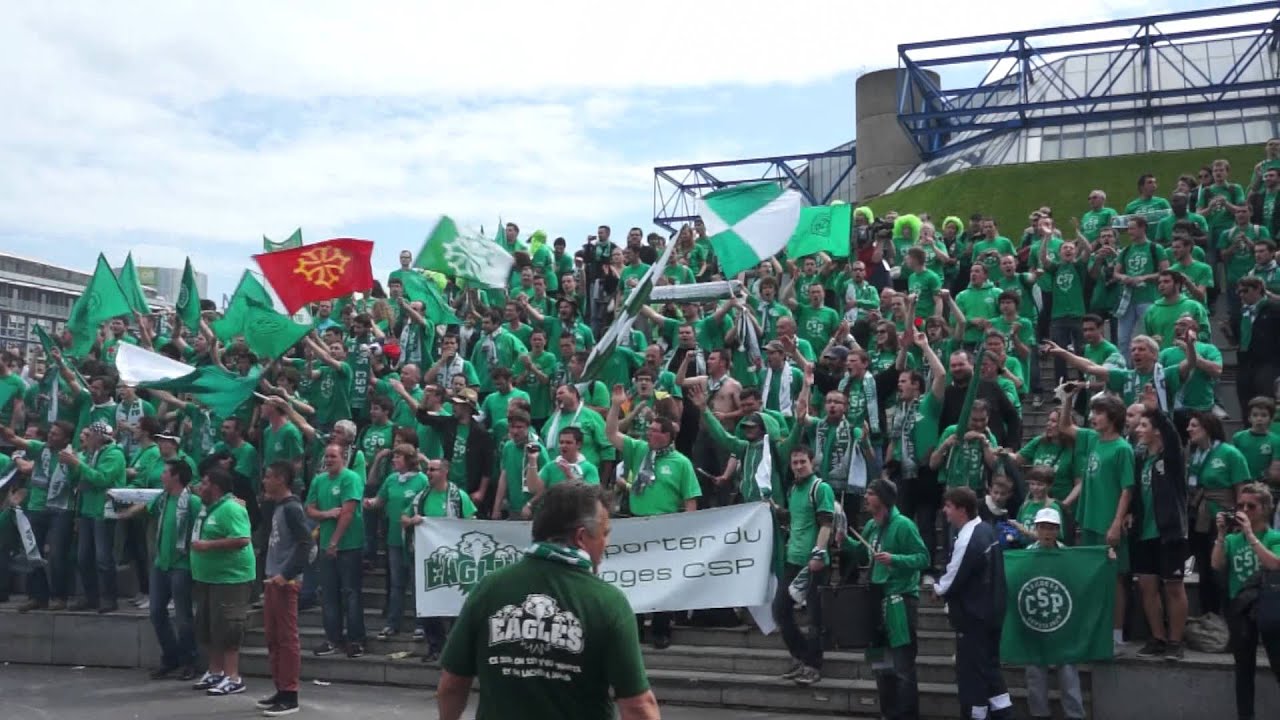 Supporters Limoges CSP finale coupe de France 2012 - partie 1