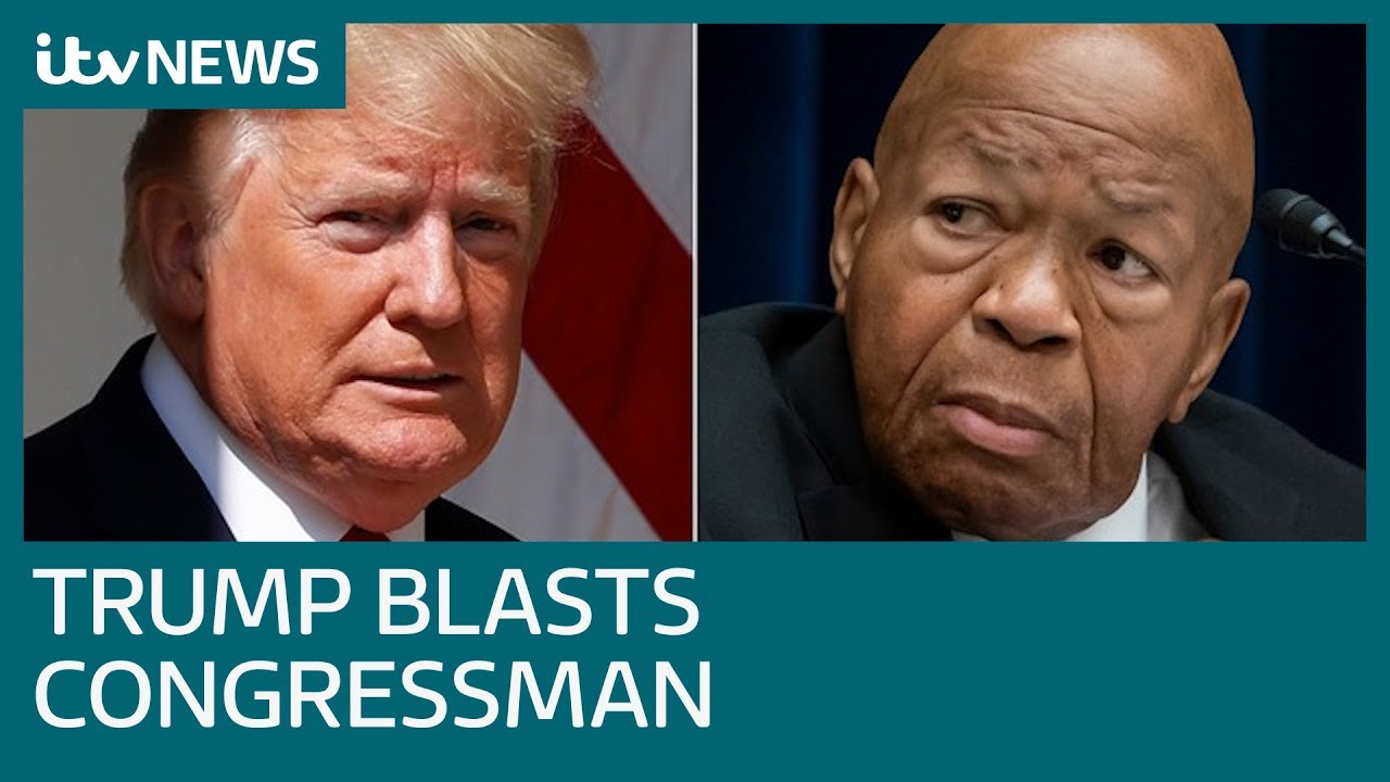 Donald Trump blasts black congressman as racist amid accusations | ITV News