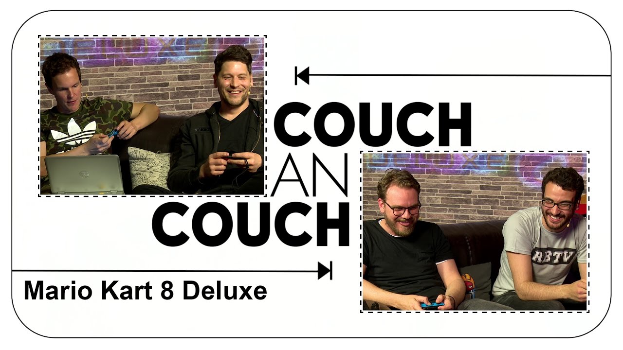 Mario Kart 8 Deluxe - Multiplayer mit Simon & Fabian Döhla vs Etienne & Ilyass | Couch an Couch