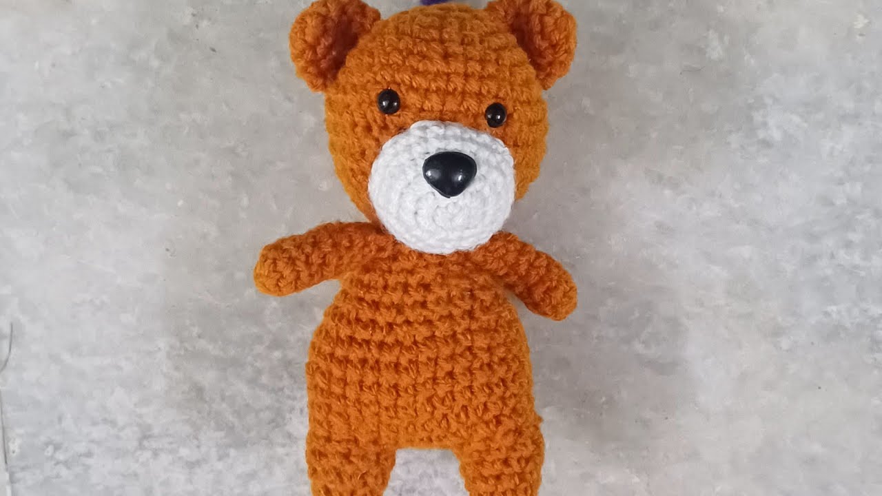 Teddy bear 🧸..Crochet Tutorial For Beginners 🥰💖..#Crochet #Crochet Teddy Bear #Teddy Bear Tutorial.