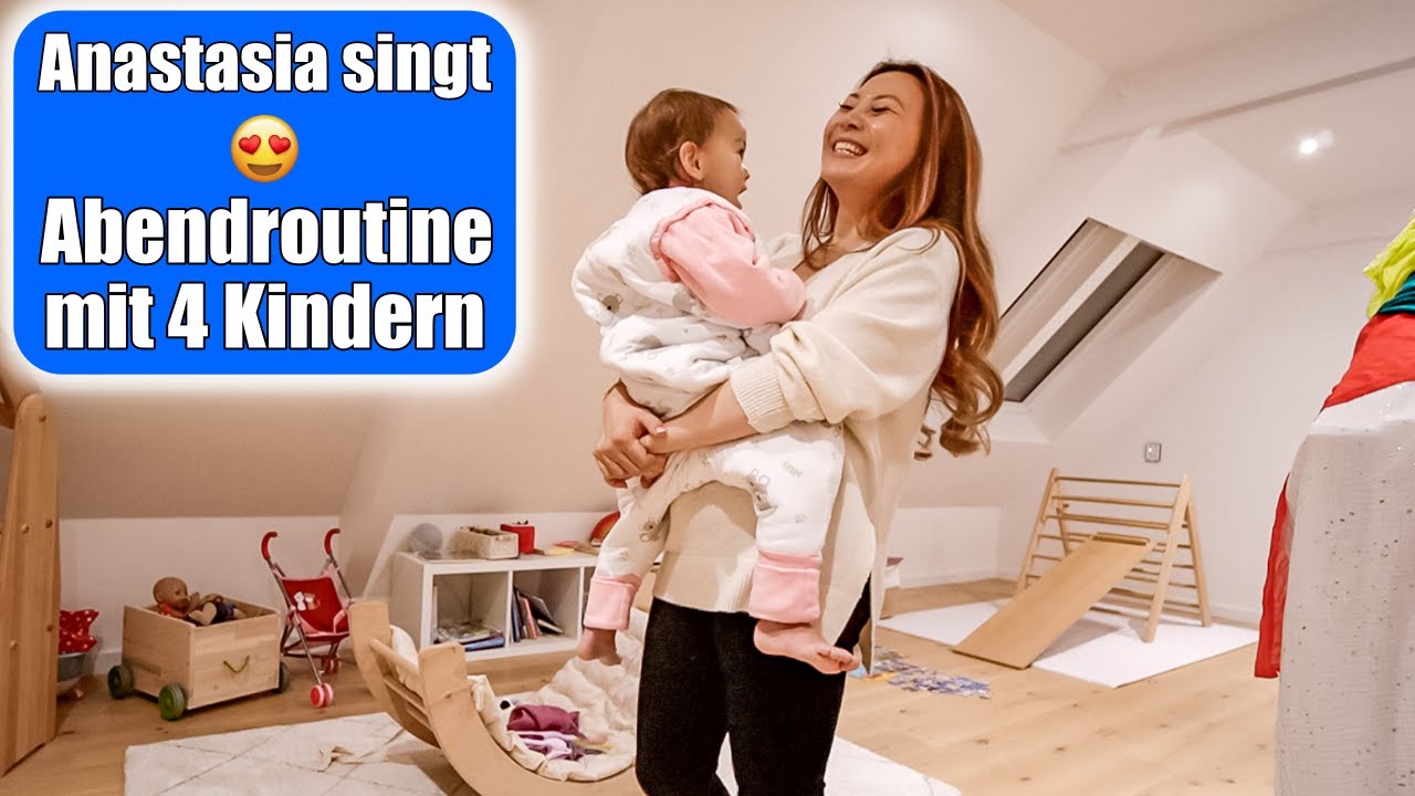 Abendroutine mit 4 Kindern 😍 Abendbrot! Wie war dein Tag? Gute Nacht Kuss Familien VLOG Mamiseelen