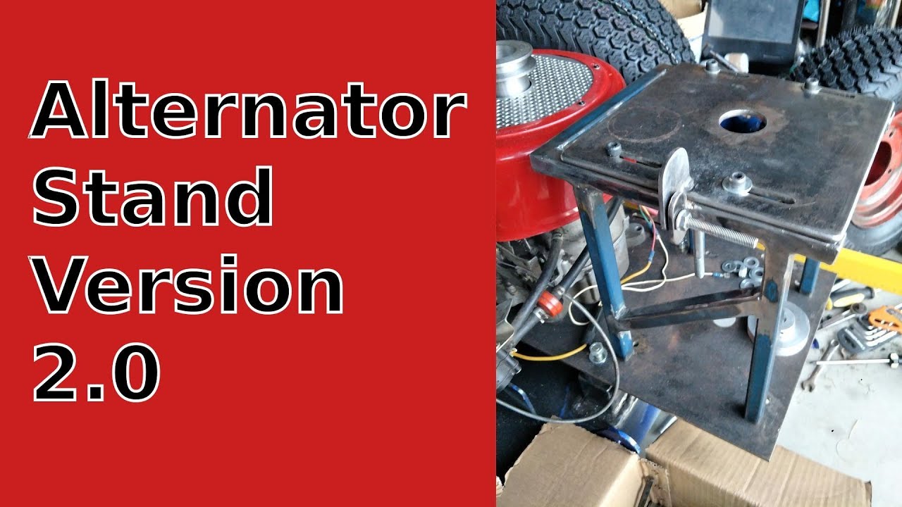 Remote Control Mower - Part 23 - Alternator Stand Revisited