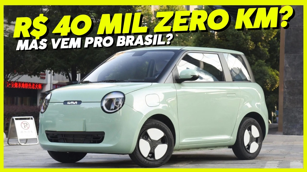 ADEUS MOBI E KWID! O elétrico de R$ 40 mil que faz os 