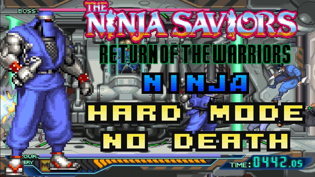 The Ninja Saviors: Return of the Warriors 1CC  - Hard Mode (Ninja) [PC] [4K] [8K]