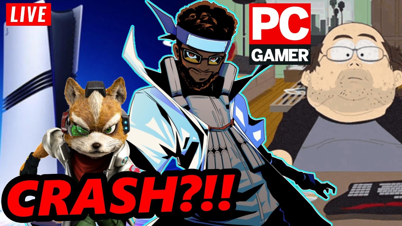 PC Gamer is BORED of PC Games, Gaming Industry Crash Incoming?! Star Fox + Q&A - PE LIVE!