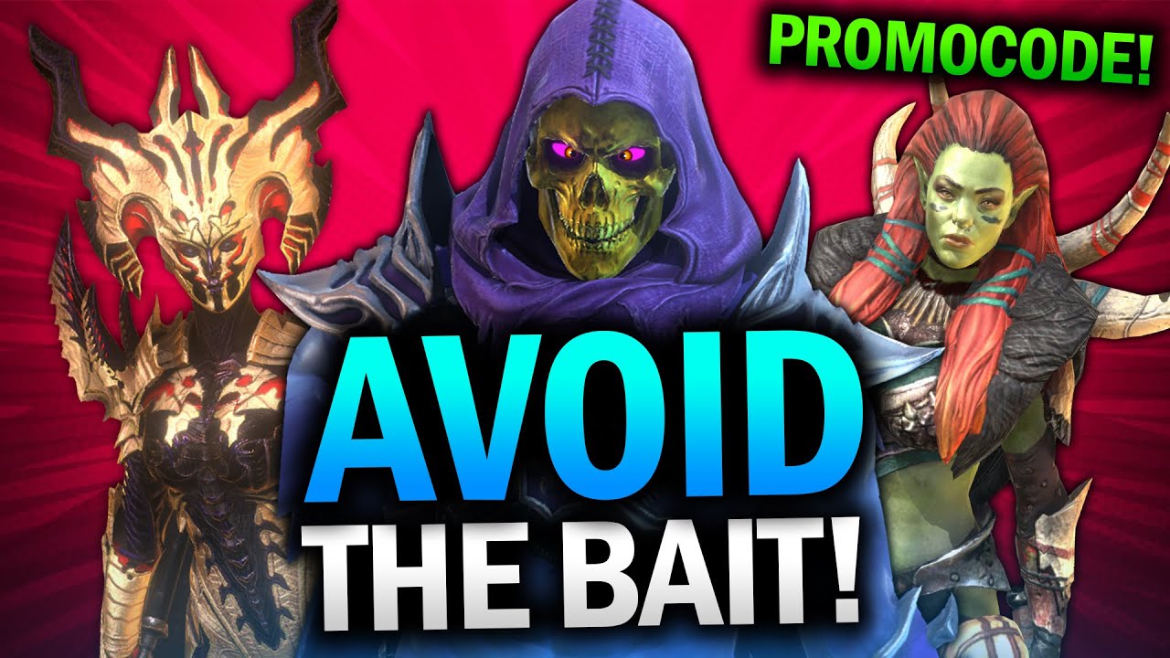 DO NOT LEVEL THESE 6 FREE CHAMPIONS! (Build THESE Instead!) - Raid Shadow Legends Guide