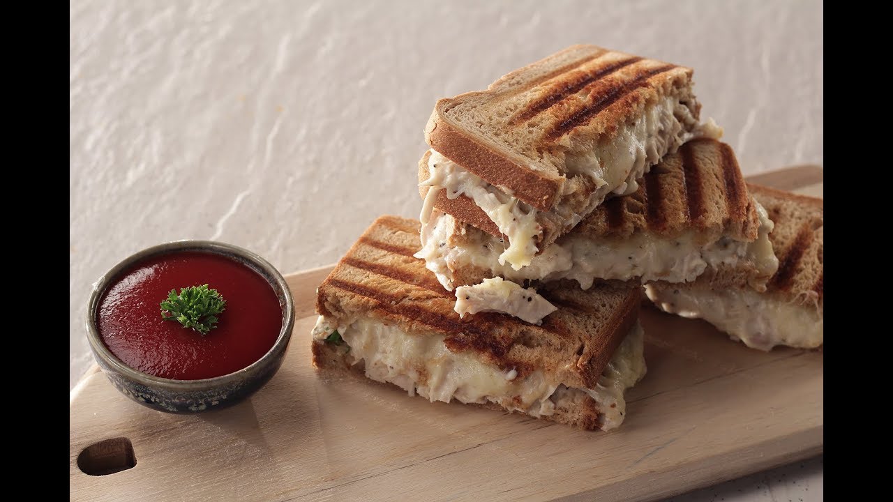 Cheesy Chicken Sandwiches | Sanjeev Kapoor Khazana