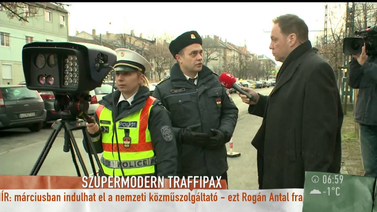 Így működik a rendőrség új szuper-traffipaxa - 2015.02.06 - tv2.hu/mokka