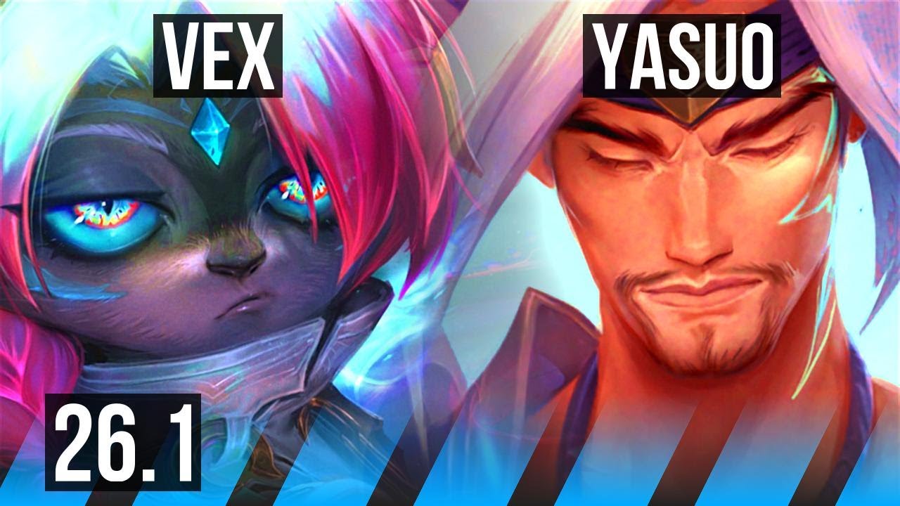 VEX vs YASUO (MID) | EUW Challenger | 26.1