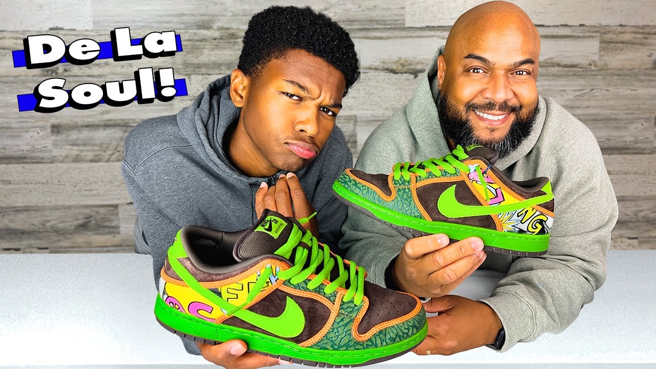 Nike SB Dunk Low De La Soul: один из моих Граалей! | Распаковка