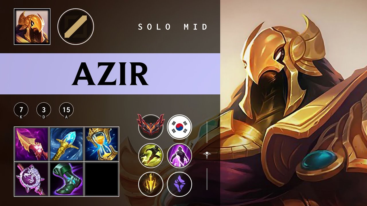 Azir Mid vs Sylas - KR Grandmaster Patch 25.24