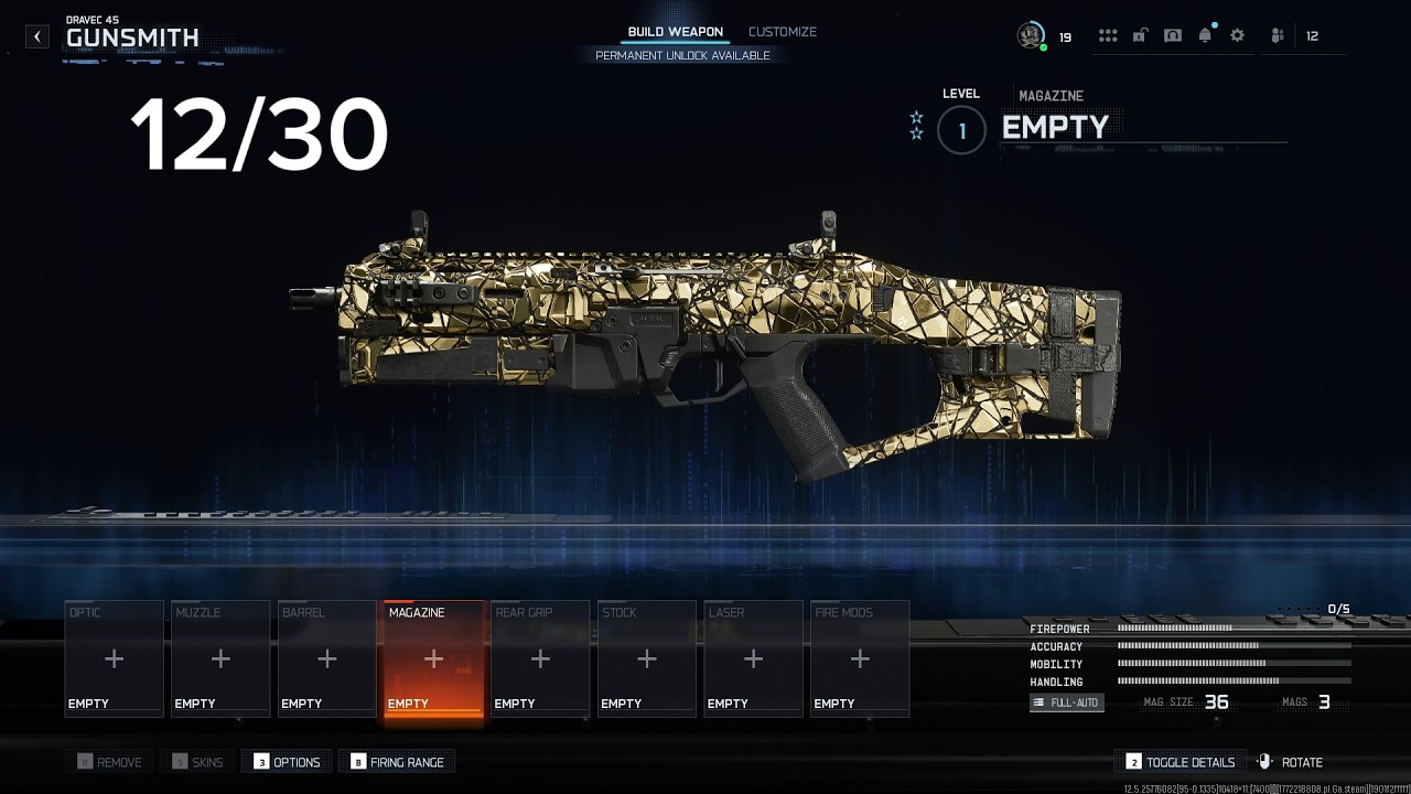 Getting gold on the Dravec Smg, in bo7.