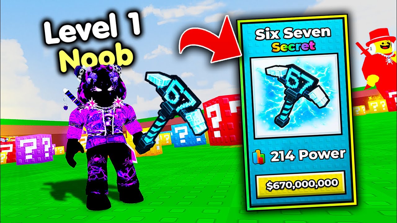 Начинаем заново как НОВИЧОК с секретным приемом в игре Break a Lucky Block! (Roblox)