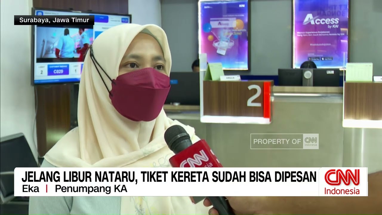 Jelang Libur Nataru, Tiket Kereta Sudah Bisa Dipesan