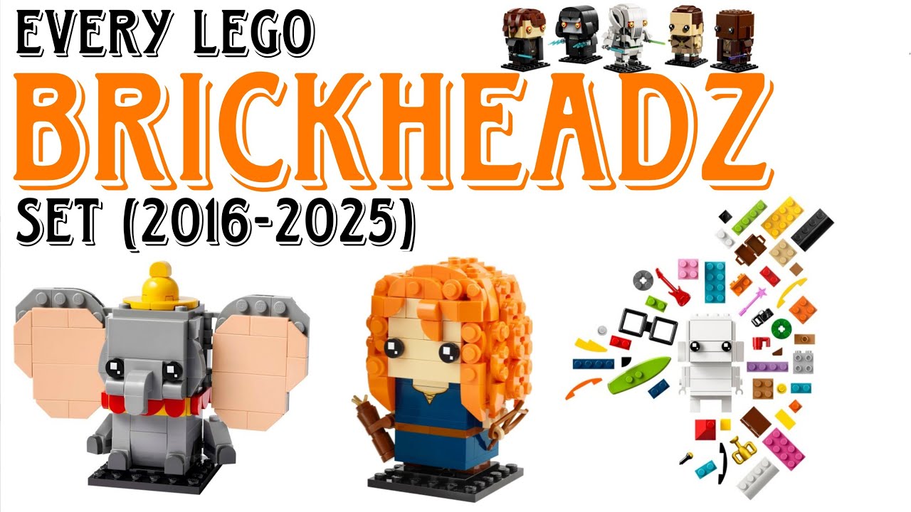 Every Lego Brickheadz Set (2016-2025)
