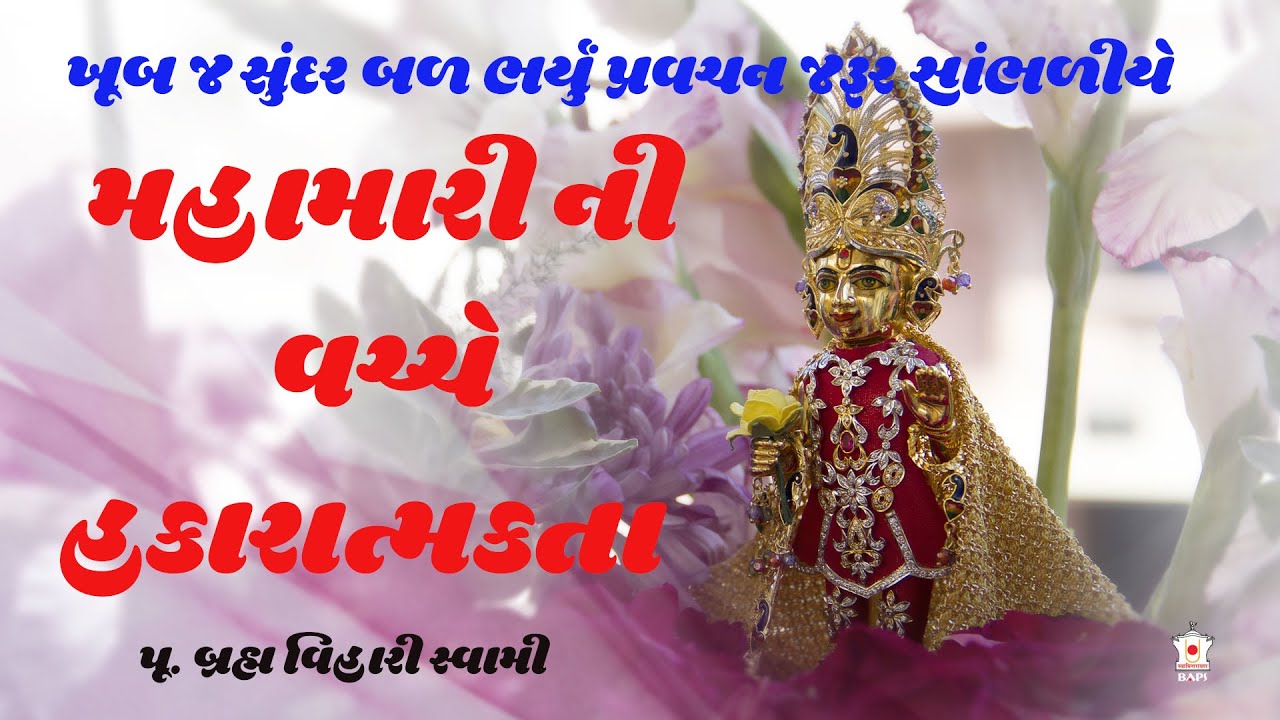 પૂ. બ્રહ્મ વિહારી સ્વામી | P Brahmvihari Swami | Baps Katha,Baps Pravachan,Swaminarayan Pravachan