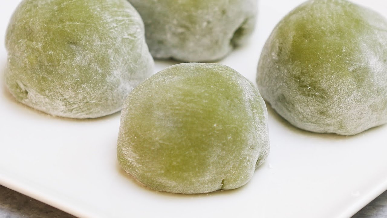 Easy Green Tea Matcha Mochi
