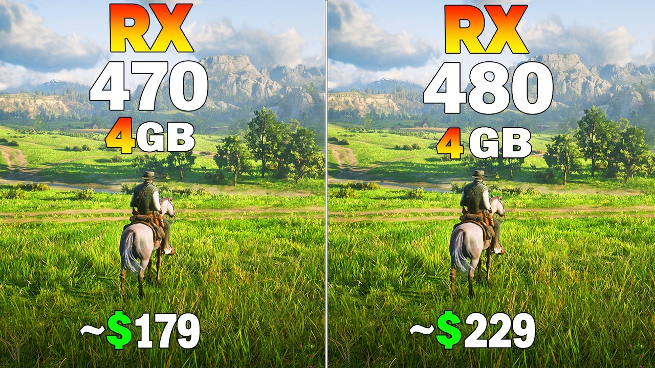 RX 470 vs RX 480 - Test in 12 Games