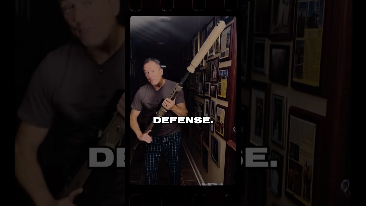 Использование пистолета Barrett .50 для самообороны дома #шорты #самооборона #ближнийбой #военные