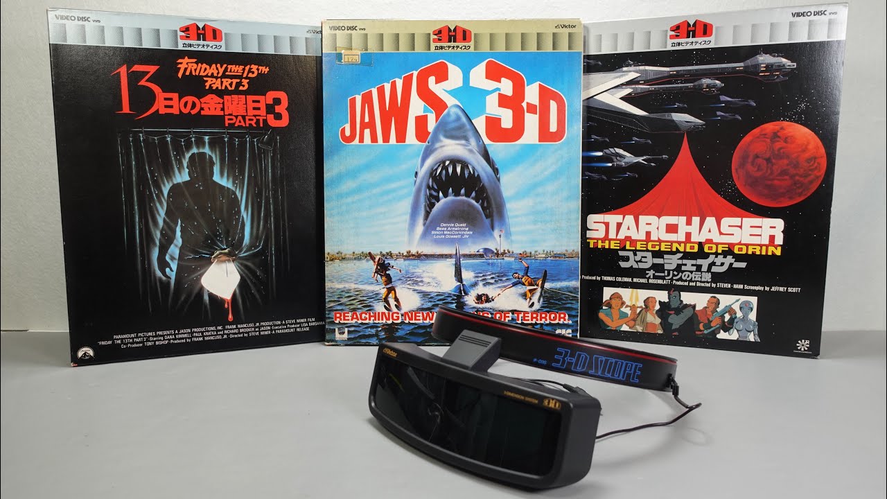 Japan's 1980s 3D Videodisc system - 3D VHD