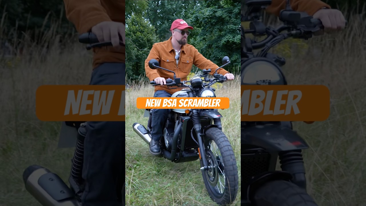 Nowy BSA B65 Scrambler 650! 🤔😃 #motocykl