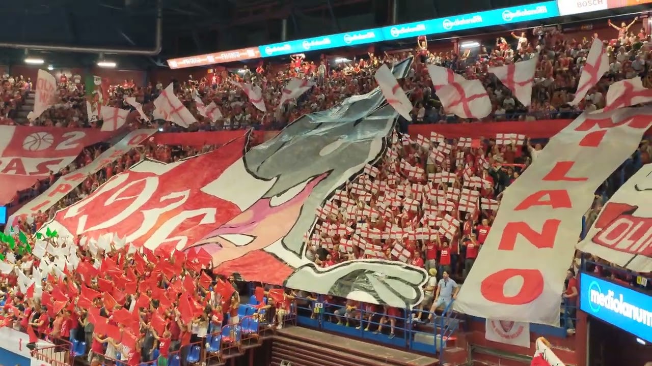 o mia bela madunina- finale LBA 2022 gara 6-/Olimpia Milano -Virtus Bologna