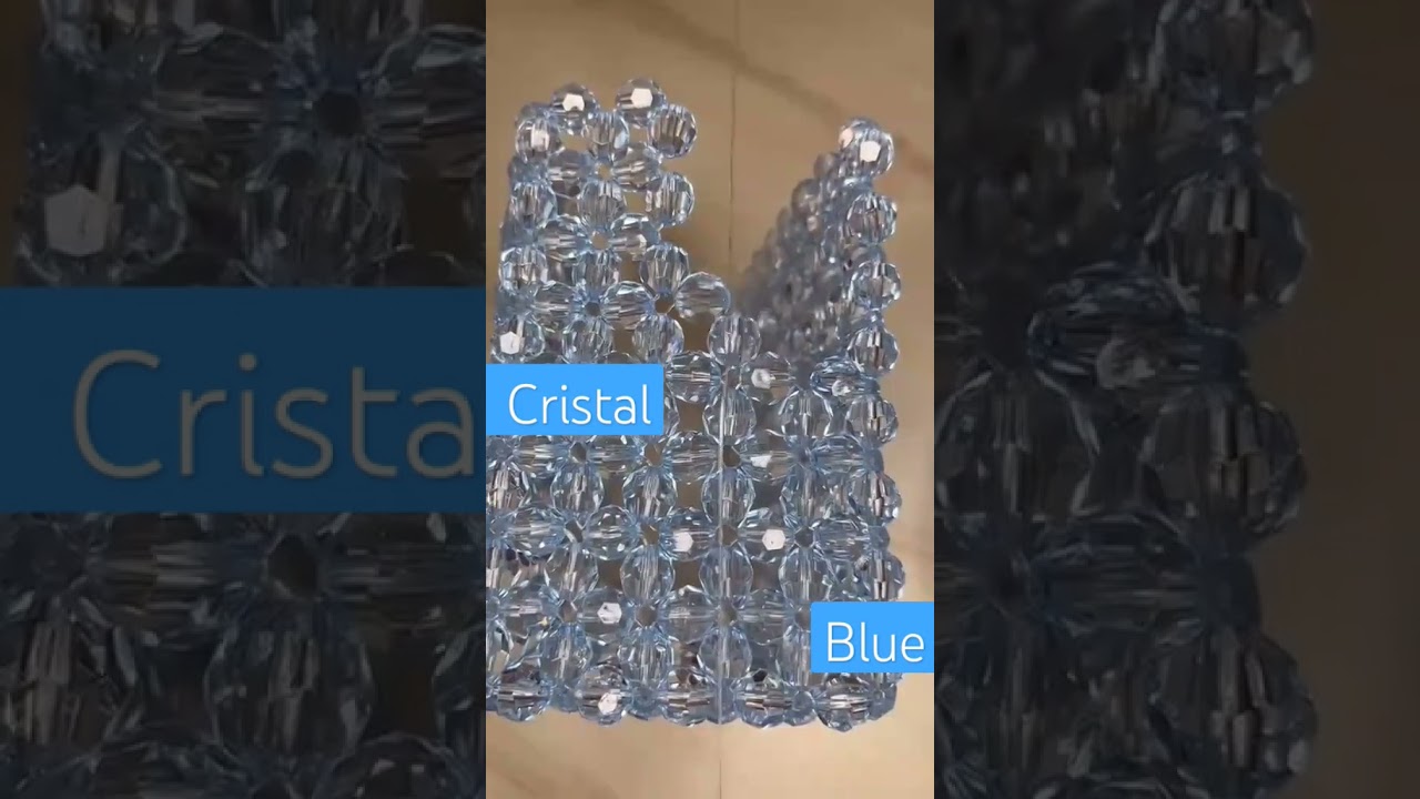 Les étapes à suivre pour fabriquer un sac en perles, nappe en perles, pearls cristal