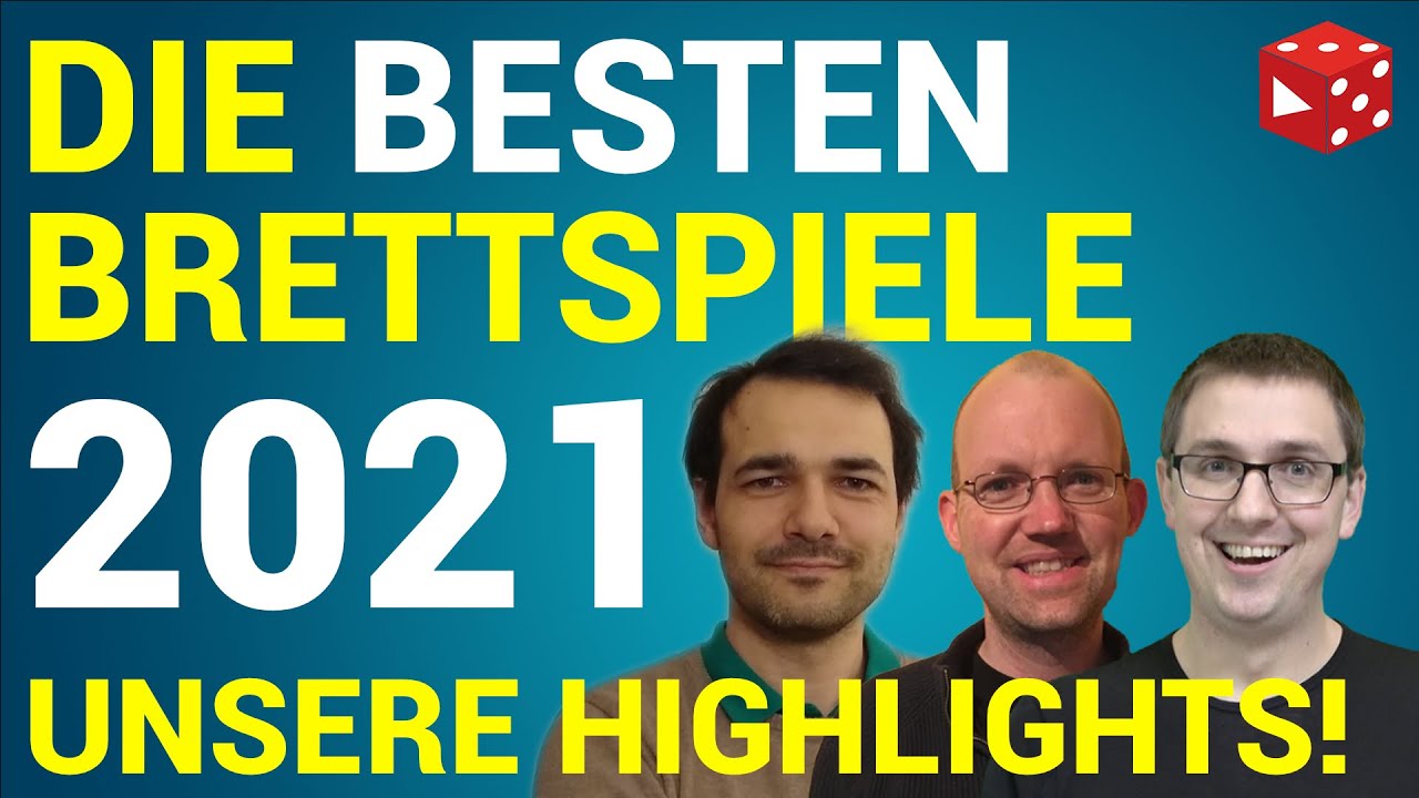 Nur Highlights: Die besten Brettspiele 2021 - Die Top 10 Spiele von Carl, Flo & Ben - Live & Uncut!