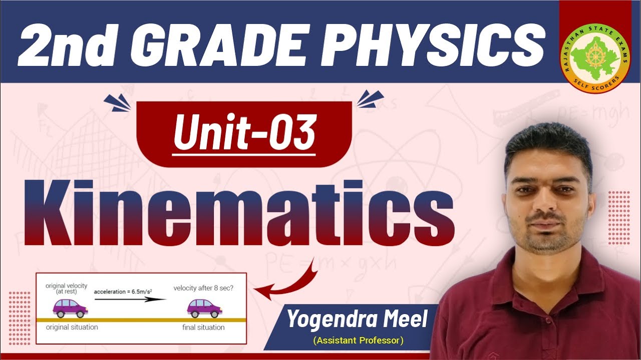 UNIT- 03( kinematics )#2ND GRADE PHYSICS @SELFSCORERS WITH YOGENDRA MEEL# RPSC 1ST RANKER