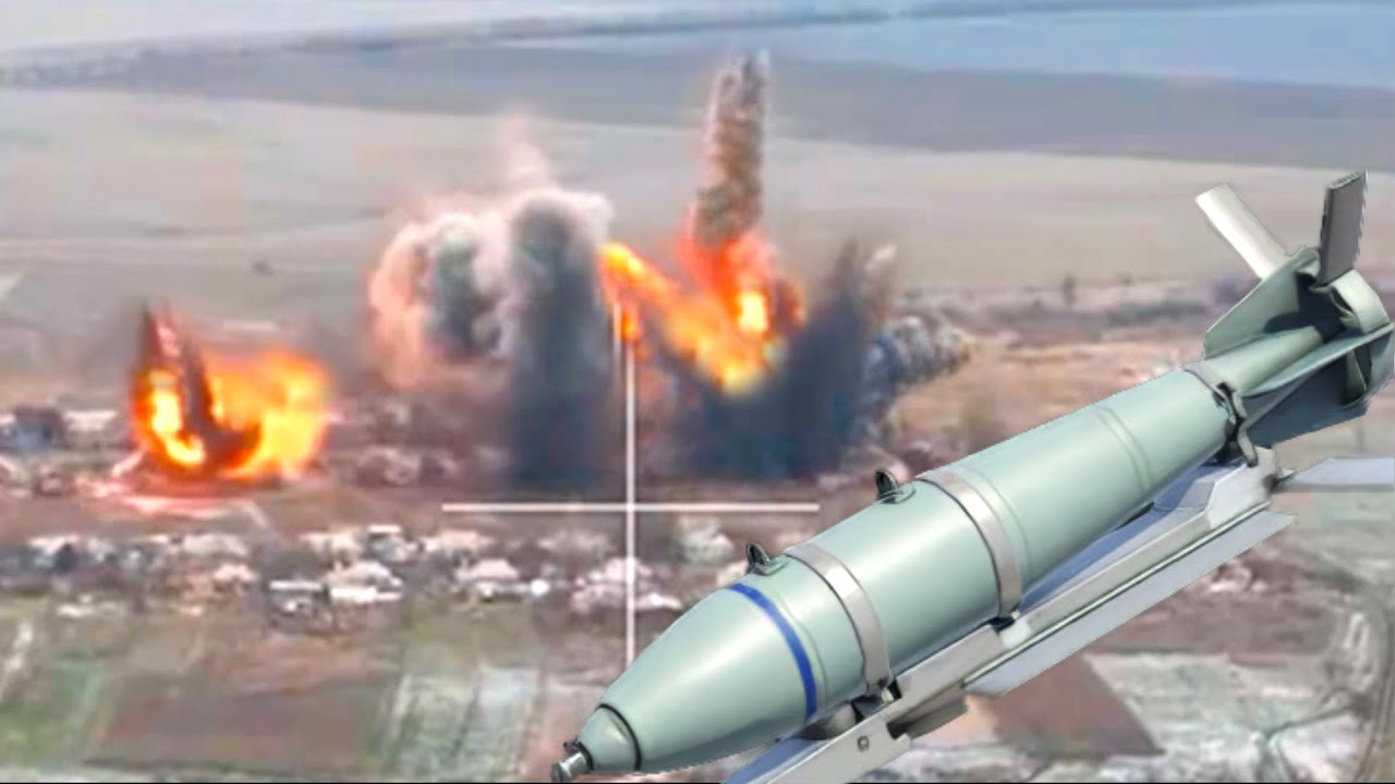 Удар бомб ФАБ-250 М62 на Донбассе, обзор