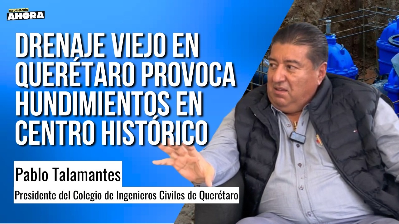 EL DRENAJE DE QUERÉTARO ESTÁ COLAPSADO: Pablo Talamantes