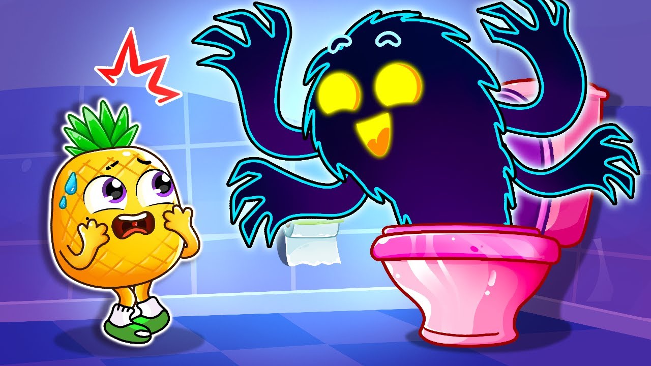 Monsters in the Toilet Song 🚽 Don't Be Afraid of Monster | YUM YUM - Funny Kids Songs