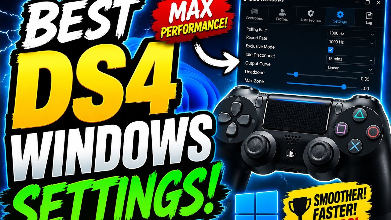 The BEST DS4 WINDOWS Enhanced Precision SETTINGS HOW TO setup for WARZONE